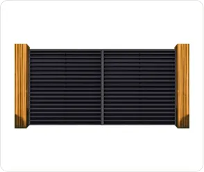 Двукрилни дворни врати