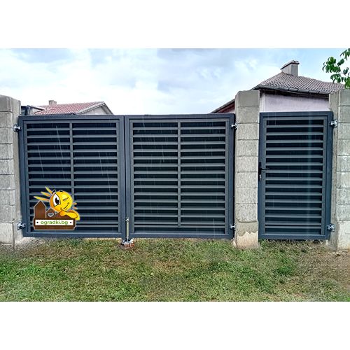 метални дворни врати 4 | ogradki.bg метални дворни врати 4