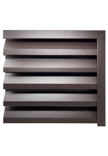 Двулицева оградна щора “Алфа” цвят МАТ БГМ РАЛ 8019