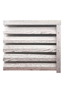 Еднолицева оградна щора “Алфа” – цвят “Бяло дърво”